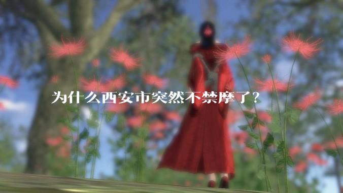 为什么西安市突然不禁摩了？