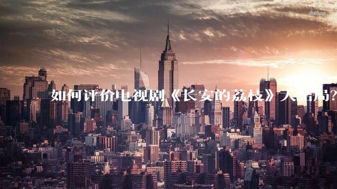 如何评价电视剧《长安的荔枝》大结局？