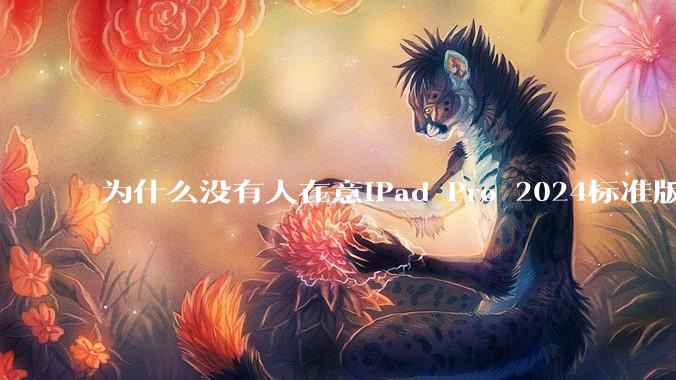 为什么没有人在意iPad Pro 2024标准版仅搭载的8GB内存（RAM）？