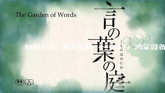 如何看待 鸿蒙电脑 不可以为 鸿蒙设备 做软件开发？