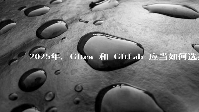 2025年，Gitea 和 GitLab 应当如何选择？