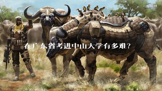 在广东省考进中山大学有多难？