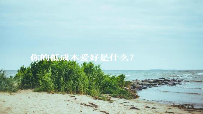 你的低成本爱好是什么？