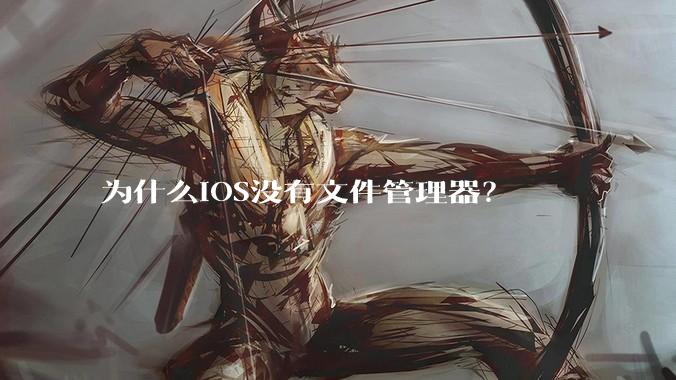 为什么iOS没有文件管理器？